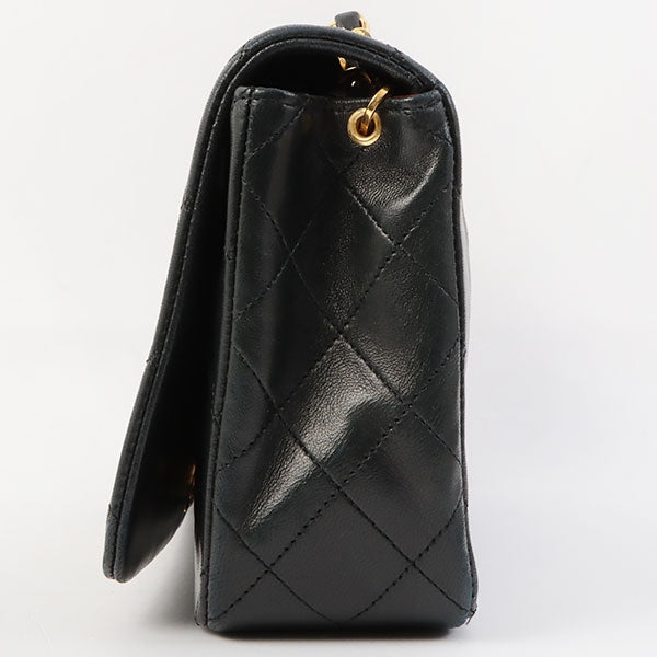 Chanel Around 1990 Made Full Flap Chain Bag 23Cm Black