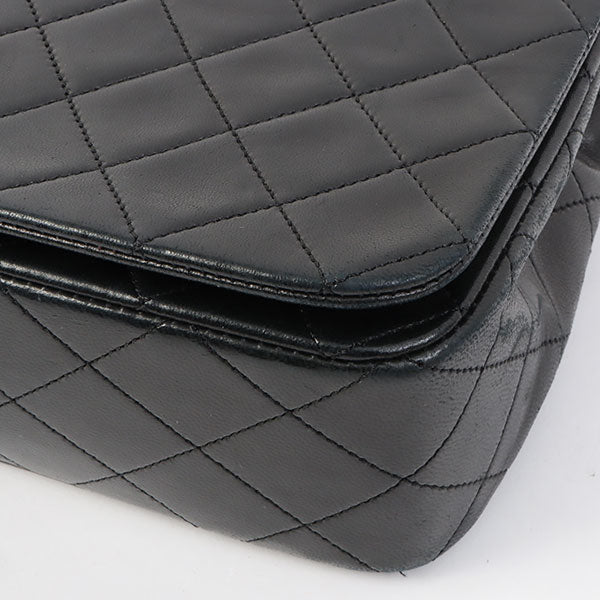 Chanel Around 1990 Made Full Flap Chain Bag 23Cm Black