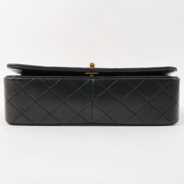 Chanel Around 1990 Made Full Flap Chain Bag 23Cm Black