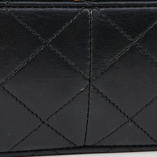 Chanel Around 1990 Made Full Flap Chain Bag 23Cm Black