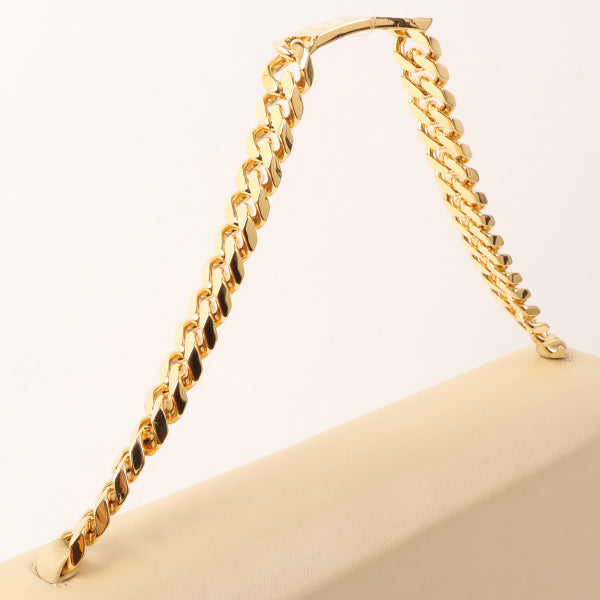 Chanel Around 1997 Made Cc Mark Stitch Logo Chain Top Handle Bag Beige