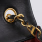 Chanel Around 1990 Made Full Flap Chain Bag 23Cm Black