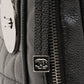 Chanel Around 2004 Made Caviar Skin Big Logo Button Motif Handle Bag Black