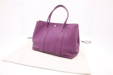 Hermes Garden Party 36 in Purple Leather