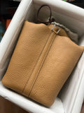 Hermes Picotin Lock 18 Biscuit Clemence Palladium Hardware