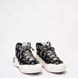 Chanel Black Tweed CC High Top Snow Sneakers Size 39 ½