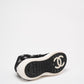 Chanel Black Tweed CC High Top Snow Sneakers Size 39 ½