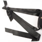Chanel Around 2005 Made Silk Satin Cc Mark Plate Ribbon Shoulder Bag Black