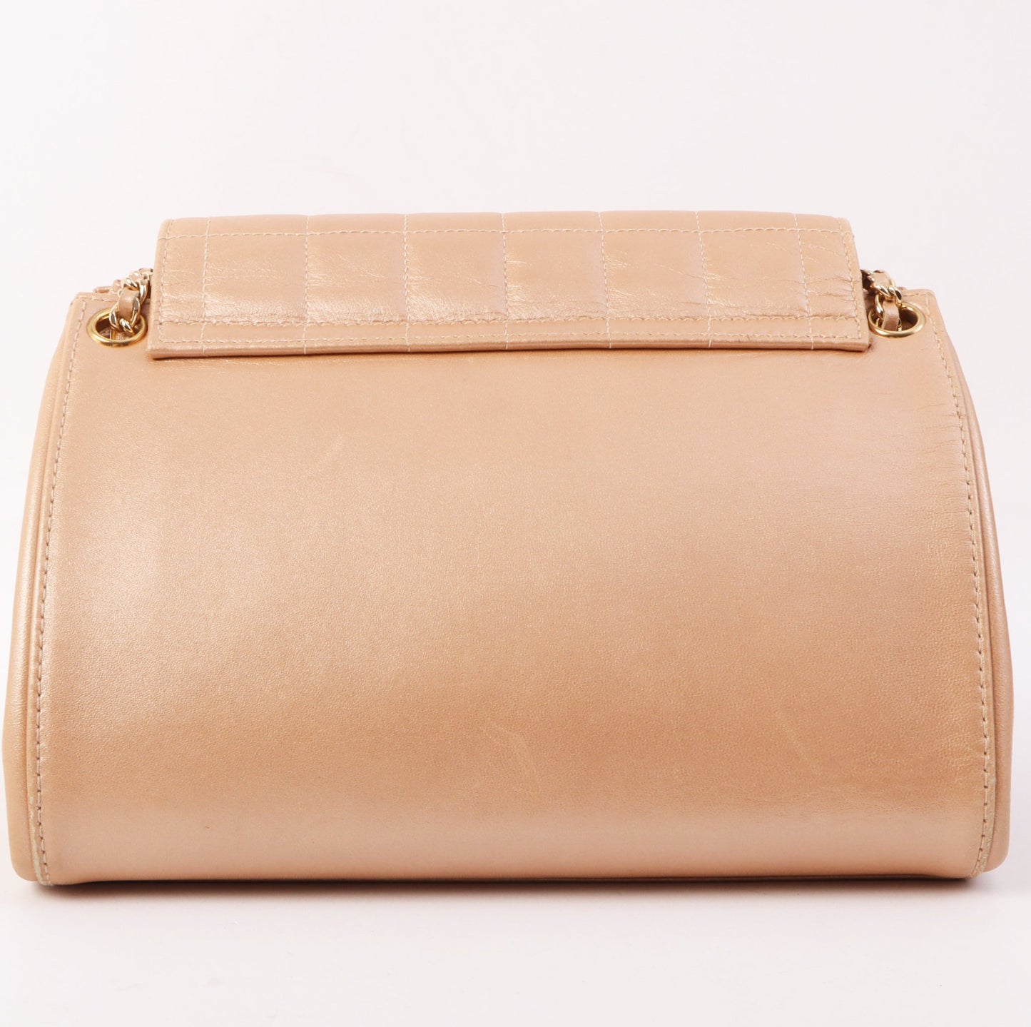 Chanel Around 2002 Made Chocobar 2.55 Chain Bag Rose Gold