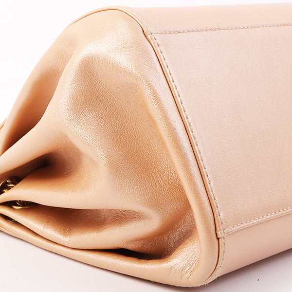 Chanel Around 2002 Made Chocobar 2.55 Chain Bag Rose Gold