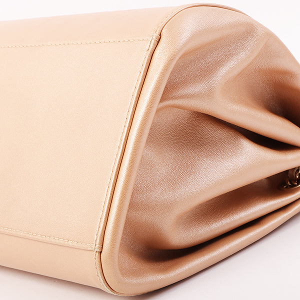 Chanel Around 2002 Made Chocobar 2.55 Chain Bag Rose Gold