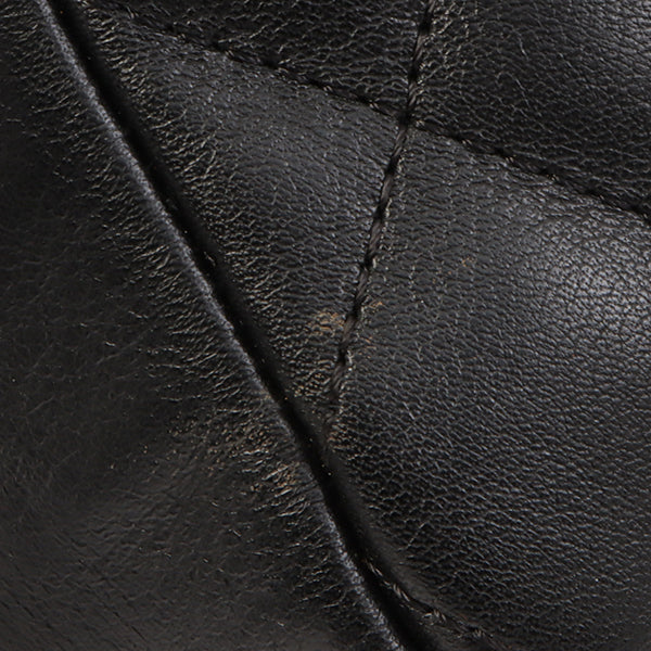 Chanel Around 2003 Made Cambon Shoulder Bag Black