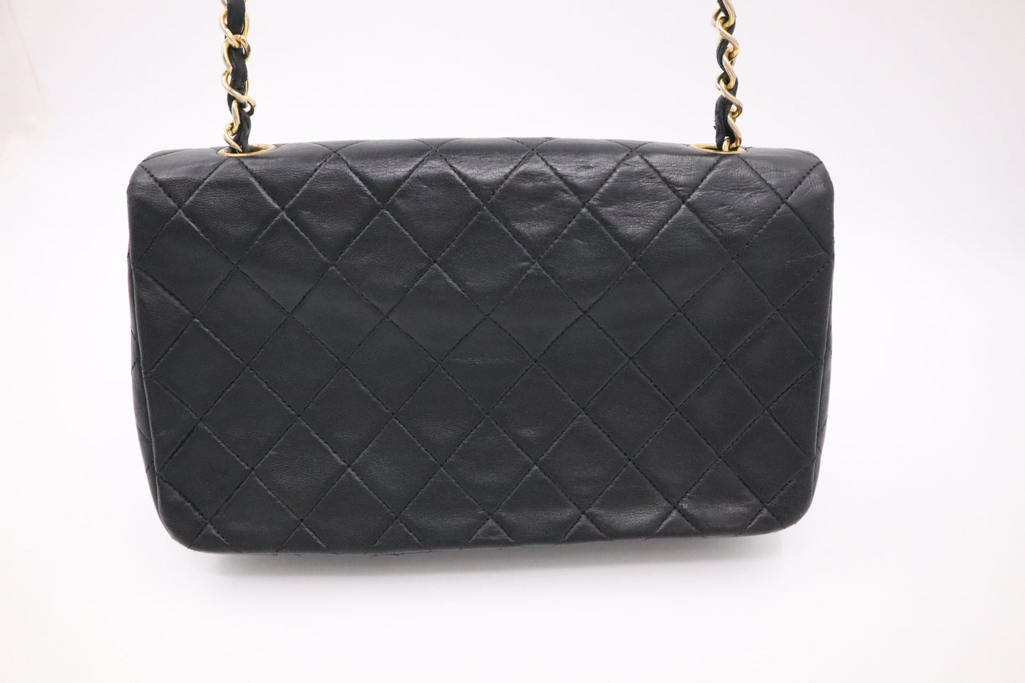 Chanel Full Flap in Black Mattelassé Leather