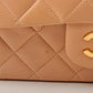 Chanel Around 1990 Made Classic Flap Chain Bag 25Cm Salmon Pink