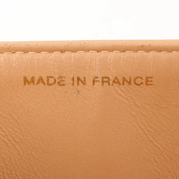 Chanel Around 1990 Made Classic Flap Chain Bag 25Cm Salmon Pink
