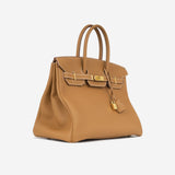Birkin 35 - Gold Togo