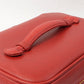 Chanel Around 1995 Made Caviar Skin Cc Mark Stitch Vanity Red