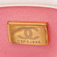 CHANEL White Metal Quilted Lambskin Leather Mini Top Handle Square Flap Bag