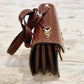 GUCCI GG PYTHON TRICOLOR ACCORDION SHOULDER BAG-HS