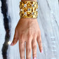CHANEL RHINESTONE CUFF BRACELET
