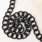 Chanel Around 2001 Made Plastic Bicolor Chain Shoulder Bag Ivory/ Black
