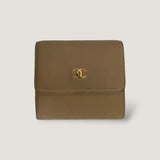 CHANEL WALLET BIFOLD BEIGE