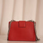 Prada Red Pattina Shoulder Bag