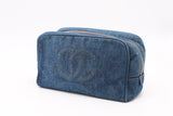 Chanel Pouch in Blue Denim