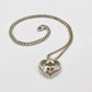 GUCCI GG "LOVE BRITT" HEART NECKLACE