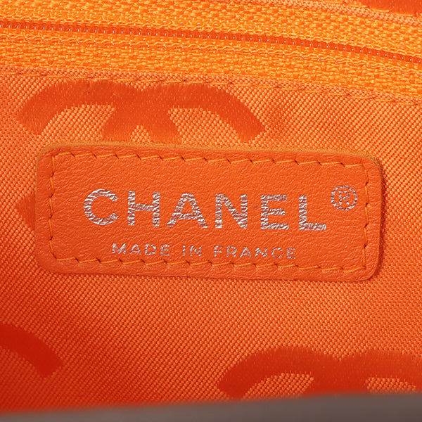 Chanel Around 2004 Made Cambon Boston Bag Dark Brown/Beige