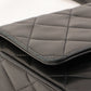 Chanel Around 1997 Made Turn-Lock Top Handle Bag Black