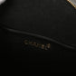 Chanel Around 1995 Made Patent Round Design Cc Mark Vanity Black