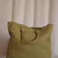 Prada Green Vitello Daino Tote Bag