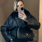 Chanel Black Single Flap Bag with Gold Hardware