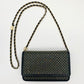 CHANEL CRYSTAL EMBELLISHED WALLET ON CHAIN