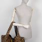 SAINT LAURENT Le 5 A 7 Bea Leopard Calf Hair Tote
