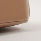 Chanel Around 1990 Made Chevron Cc Mark Plate Metal Clasp Chain Bag Pale Brown