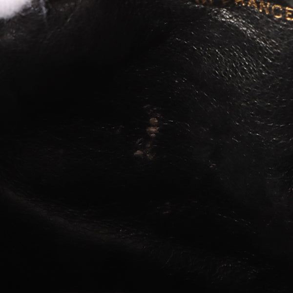 Chanel Around 1992 Made Double Turn-Lock Velvet Mini Backpack Black