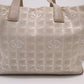 Chanel New Travel Line Tote in Beige Canvas