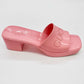 GUCCI RUBBER PLATFORM SANDALS