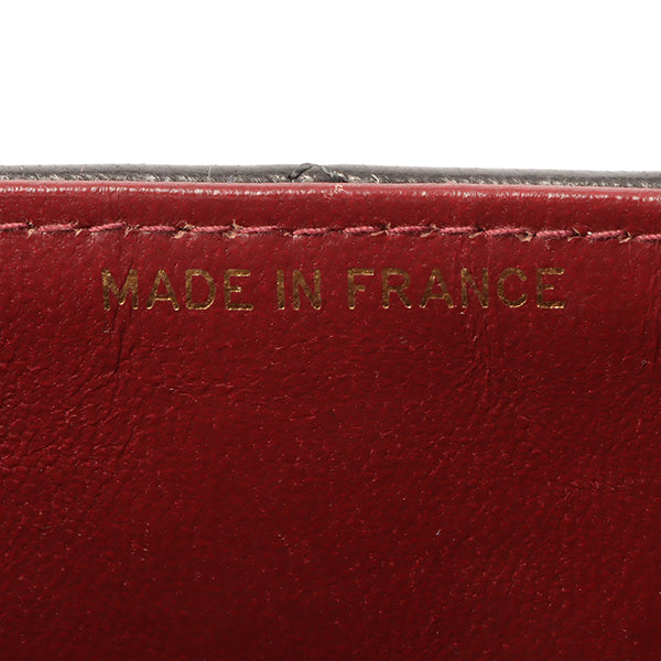 Chanel Around 1990 Made Design Flap Logo Turn Lock Chain Bag Black