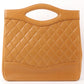 Chanel Around 1990 Made Turn-Lock 2Way Chain Bag Camel