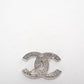 Chanel CC Brooch with Rhinestones and Silver Tone