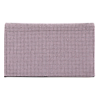 Chanel Around 2004 Made Sequins Satin Clutch Bag Pink/Black