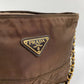 Prada Nylon Brown Crossbody Bag