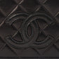 Chanel Around 2000 Made Cc Mark Stitch Top Handle Bag Mini Black