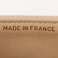 Chanel Around 1990 Made Edge Design Flap Turn-Lock Chain Bag Beige