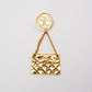 Chanel   Gold Plated Coin Handbag Brooch