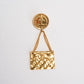 Chanel   Gold Plated Coin Handbag Brooch