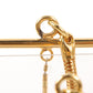 CHANEL Beads Chocolate Bar Logo Charm Chain Shoulder Bag Clear